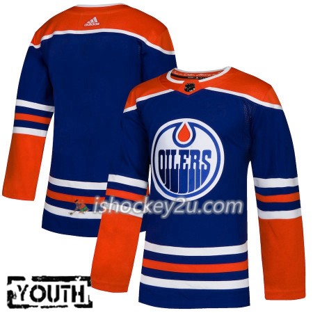 Børn NHL Edmonton Oilers Trøje Blank Adidas 2018-19 Alternate Authentic